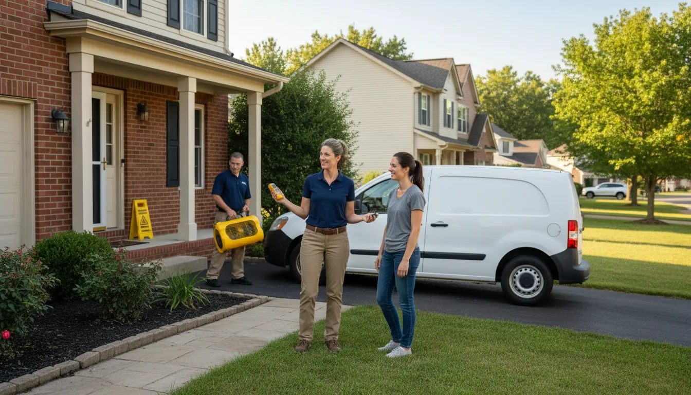 Residential water damage restoration in Avon, NC